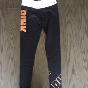 NWT VS Pink Flat Legging Yoga Pants